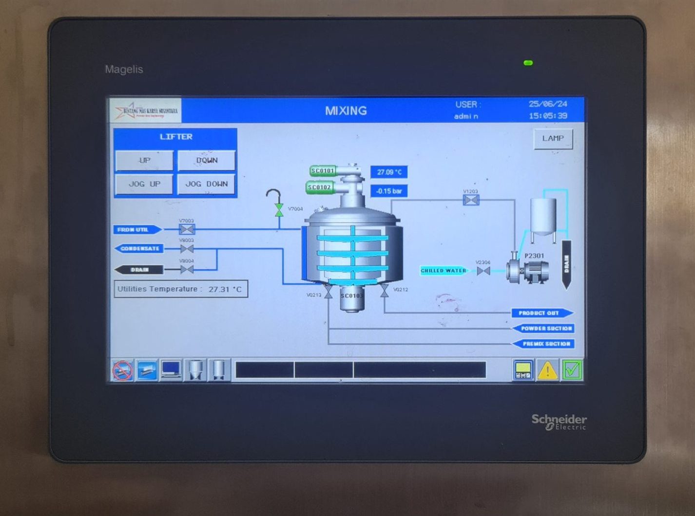 Sensor Presisi Pendukung Mesin Vacuum Mixing BIMA Sensor Presisi Pendukung Mesin Vacuum Mixing BIMA