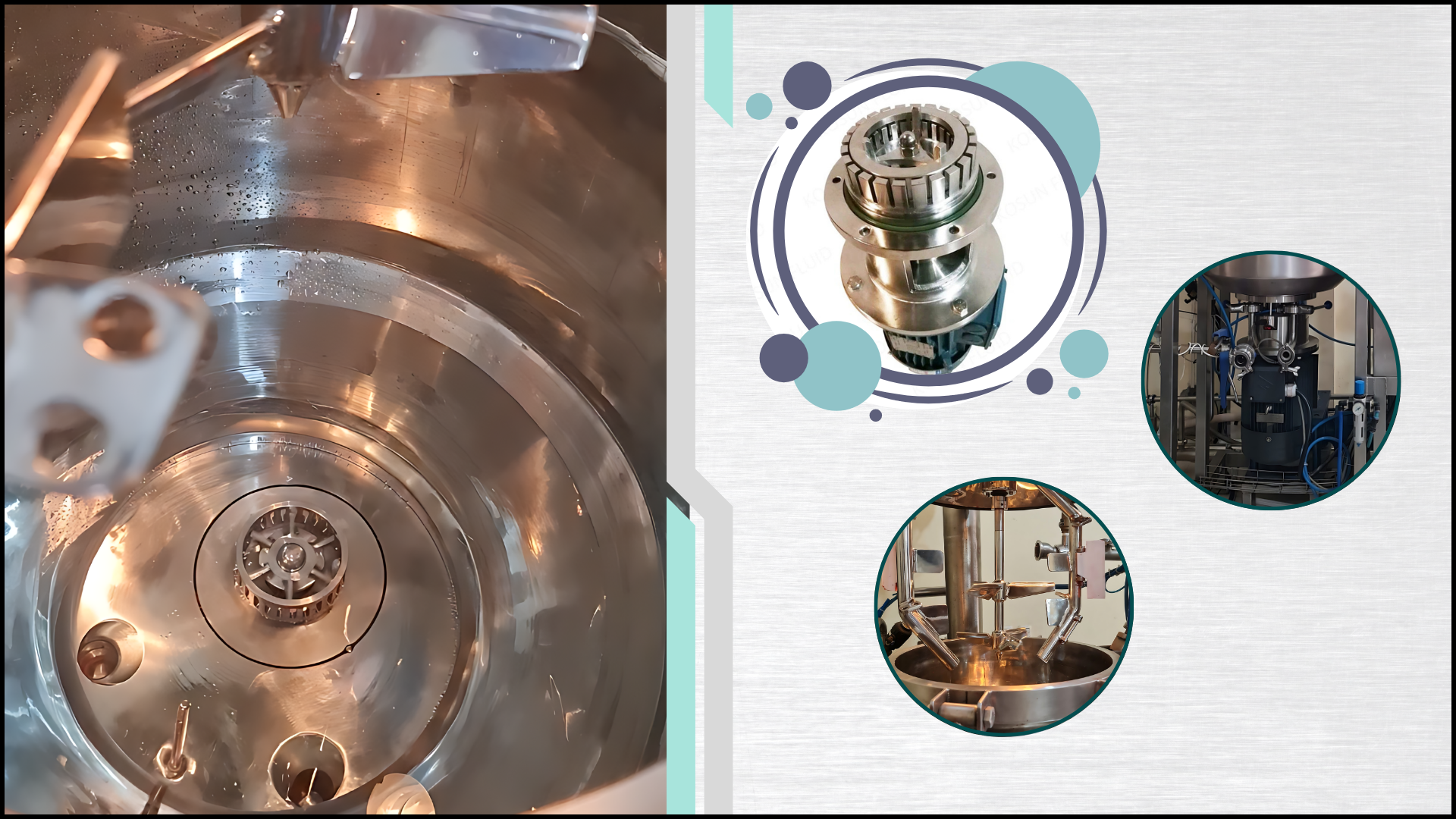 Bottom Homogenizer Vacuum Mixing Bottom Homogenizer Vacuum Mixing