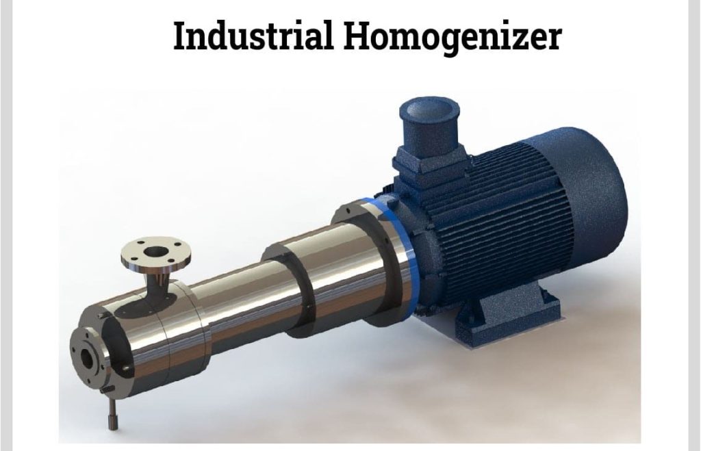 Foto mesin homogenizer industri stainless steel