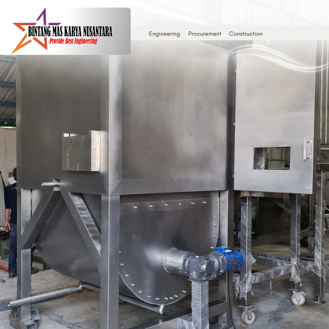 Mesin Peleleh Coklat Kapasitas 1 Ton untuk Pabrik di Jawa Timur