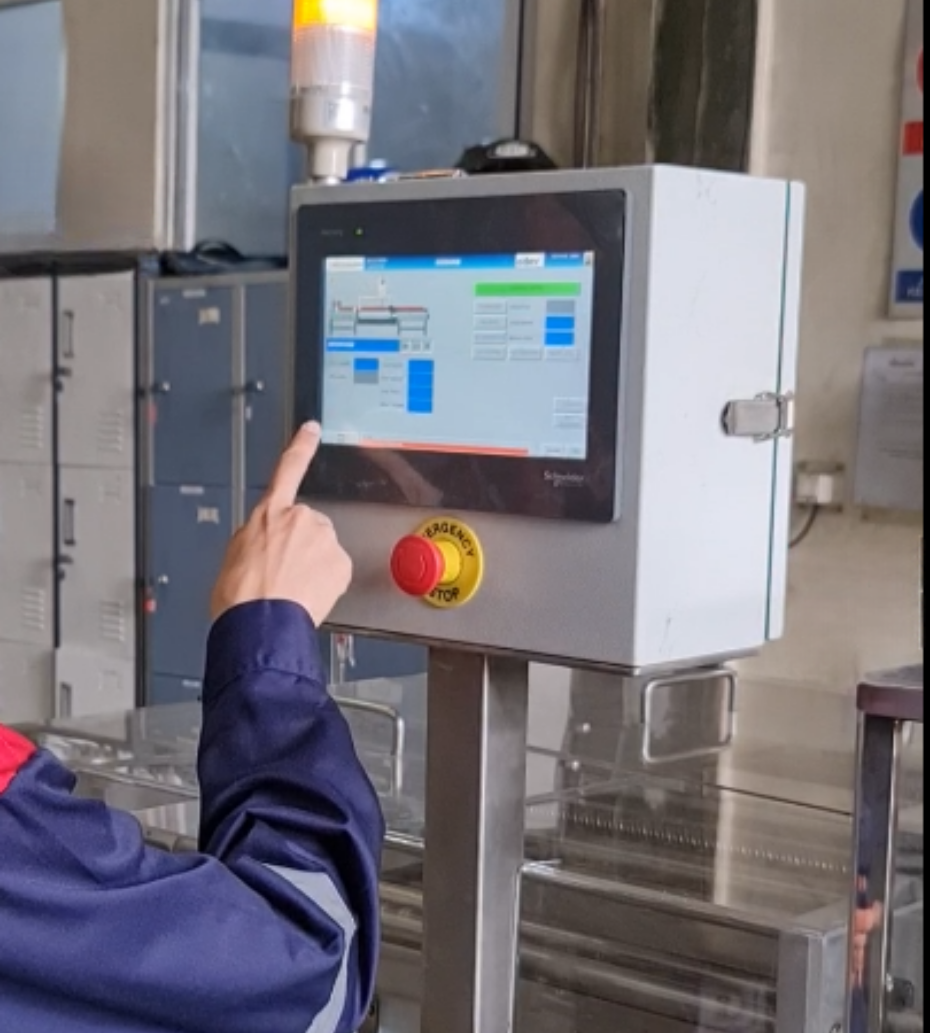HMI Display + PLC (Programmable Logic Controller) by PT BMKN HMI Display + PLC (Programmable Logic Controller) by PT BMKN