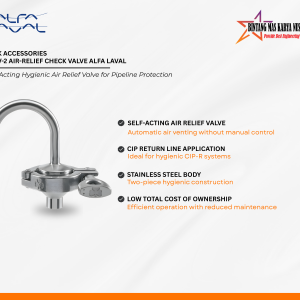 LKUV-2 Air-Relief Check Valve By Alfa Laval