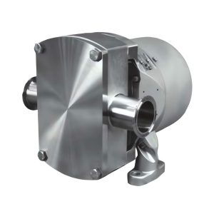 Rotary Lobe Pump Alfa Laval OptiLobe, stainless steel, hygienic design for food and beverage applications.