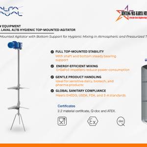 Top Mounted Agitator Type ALTB By Alfa Laval
