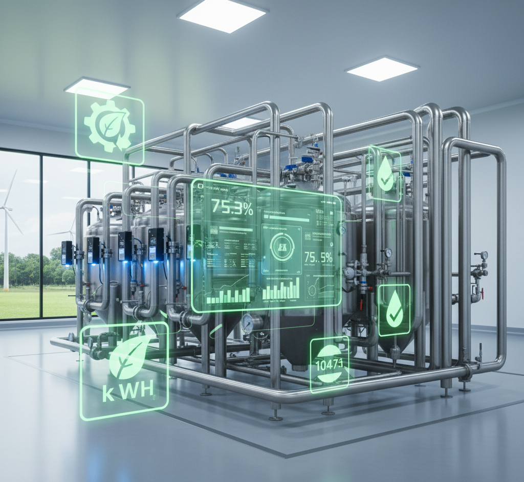 Efisiensi Energi dan Keberlanjutan melalui CIP Modern Inovasi CIP Modern: Dari Sensor Otomatis hingga Sistem IoT Monitoring