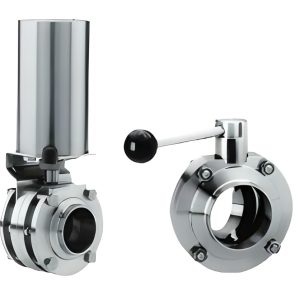 LKB Butterfly Valve Alfa Laval stainless steel automatic or manual valve for hygienic pipe systems