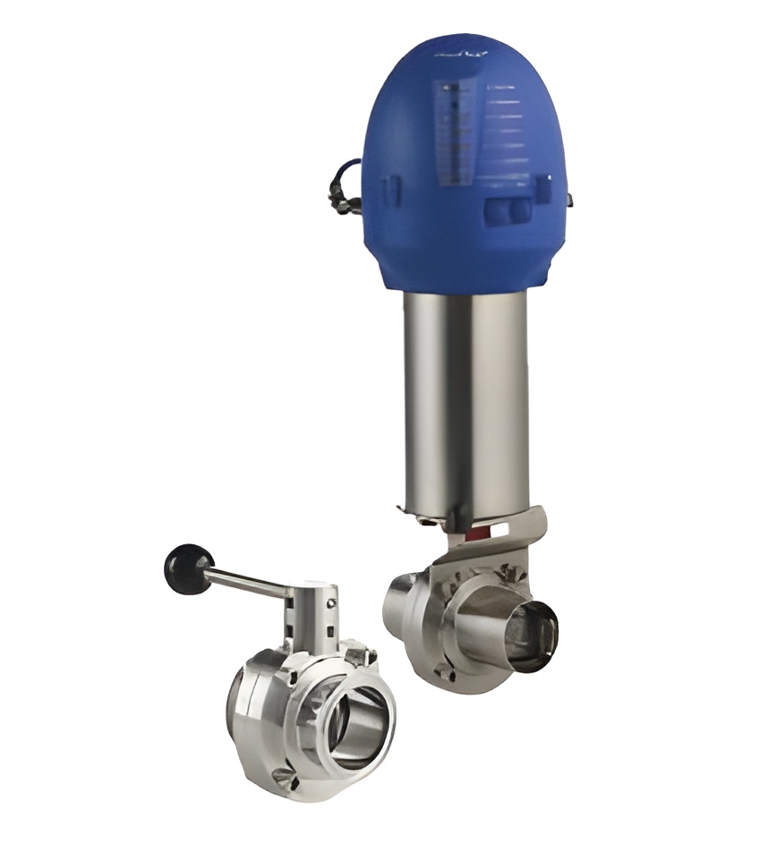 LKB UltraPure Butterfly Valve Alfa Laval stainless steel automatic or manual valve for high purity applications