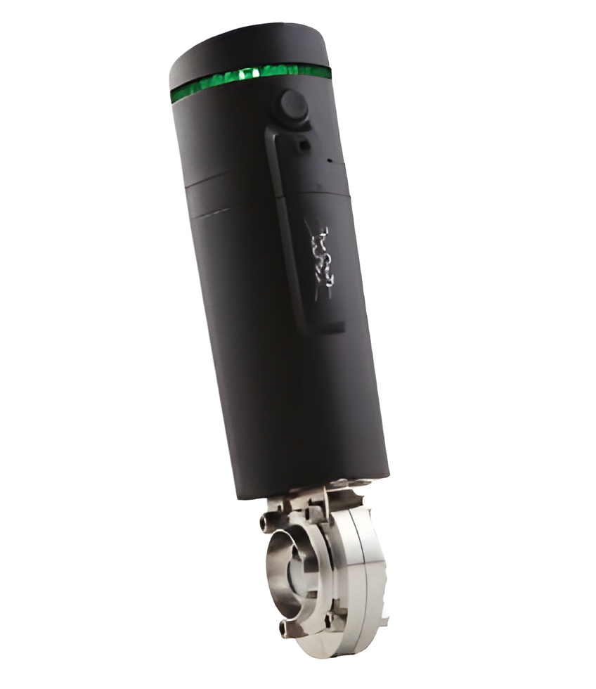 Unique Control for Butterfly Valve Alfa Laval smart actuator with integrated automation for LKB butterfly valves