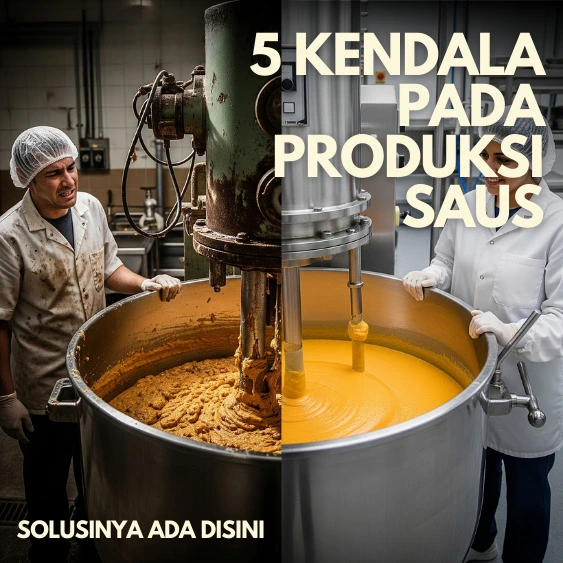Mixing Tank Modern: Solusi Cerdas Produksi Saus Kental yang Higienis