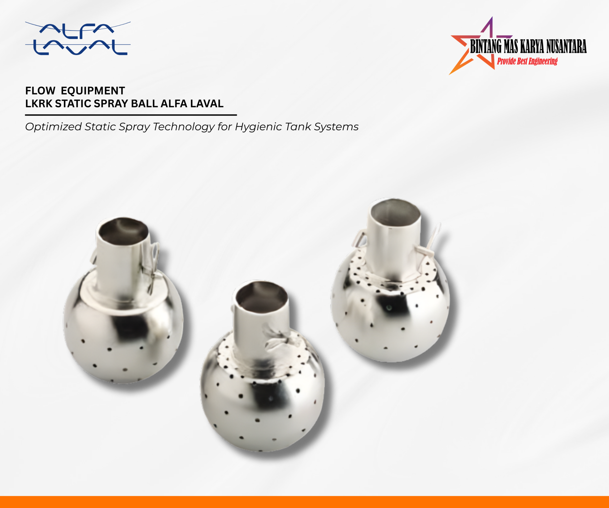 LKRK Static Spray Ball Alfa Laval