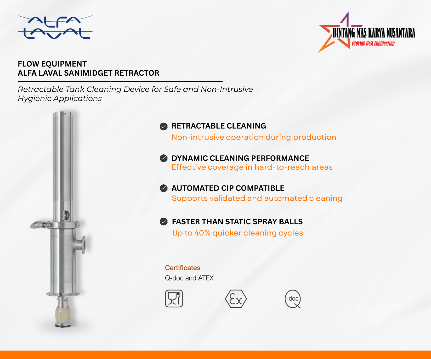 Alfa Laval SaniMidget Retractor