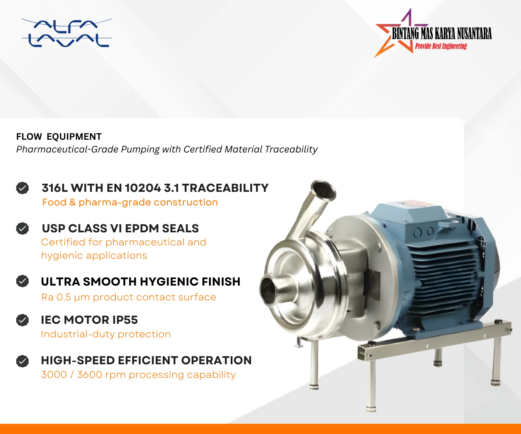 Centrifugal Pumps LKH UltraPure Alfa Laval - Image 2