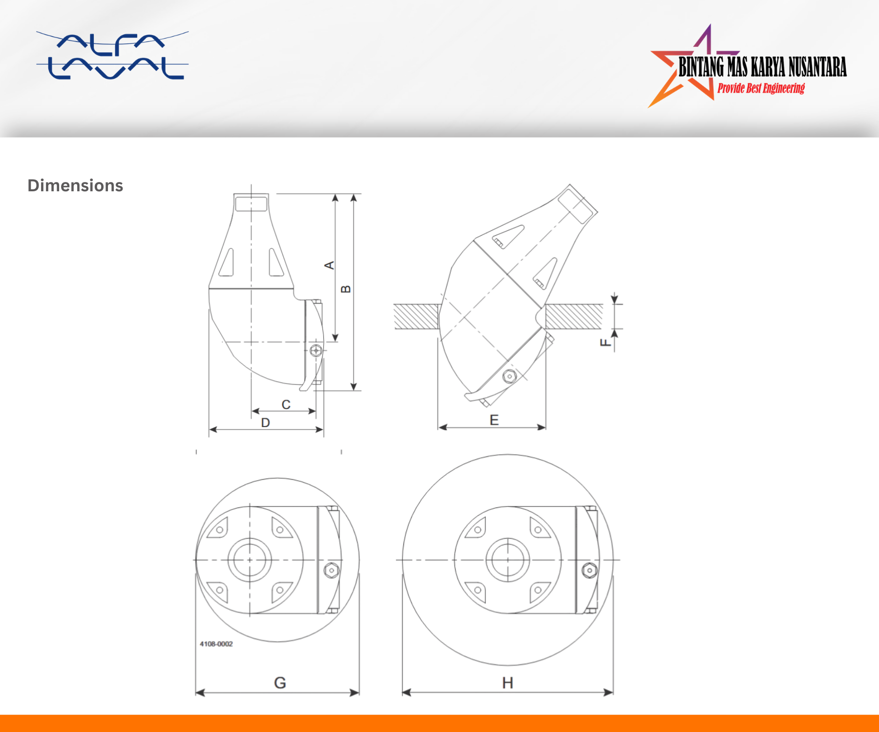 Alfa Laval IM 10 Rotary Jet Mixer for hygienic tank mixing, gas dispersion, powder blending, and CIP applications in process vessels