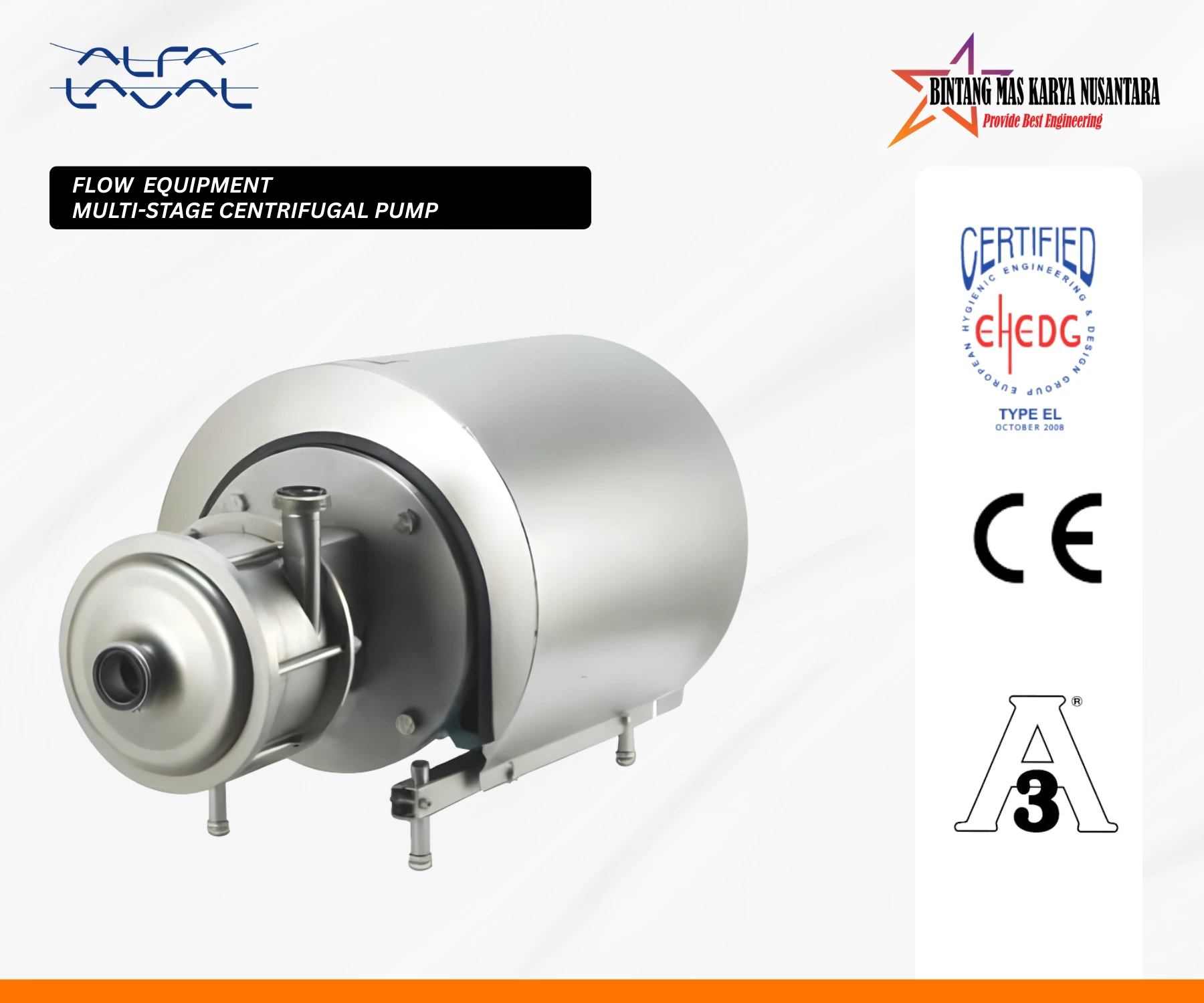 Flow Equipment-LKH-110 and LKH-120/P Multi-Stage Centrifugal Pump Alfa Laval