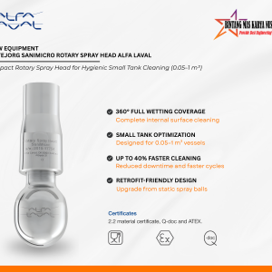 Toftejorg SaniMicro Rotary Spray Head Alfa Laval