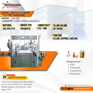 Liquid Filling Machine 30–100 ml for accurate bottle filling