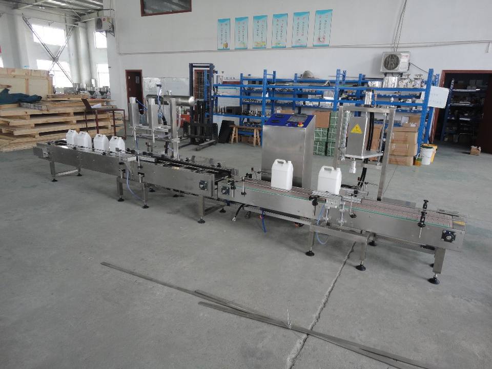 Automatic 2-Nozzle Drum Filling Solution for Liquids and Chemicals