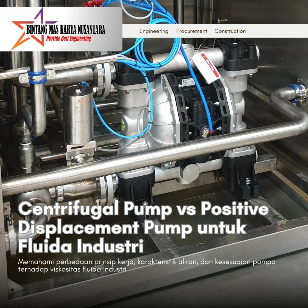 Perbandingan Centrifugal Pump vs Positive Displacement Pump untuk Fluida Industri
