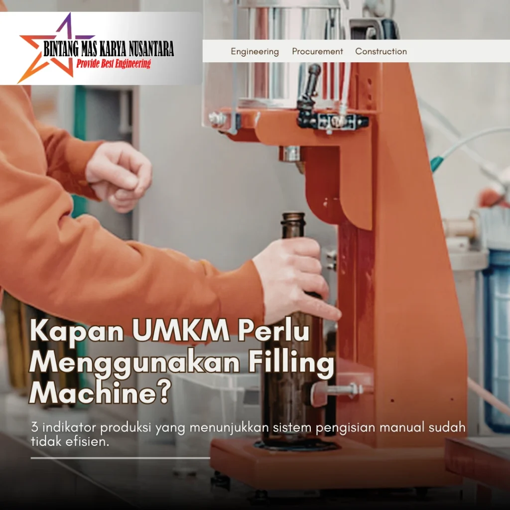 3 Alasan Mengapa UMKM Perlu Menggunakan Filling Machine