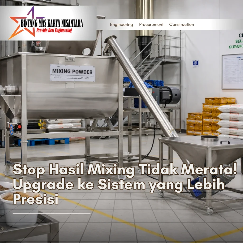 Mesin Mixing Powder untuk Produksi Bumbu dan Minuman Serbuk yang Lebih Konsisten