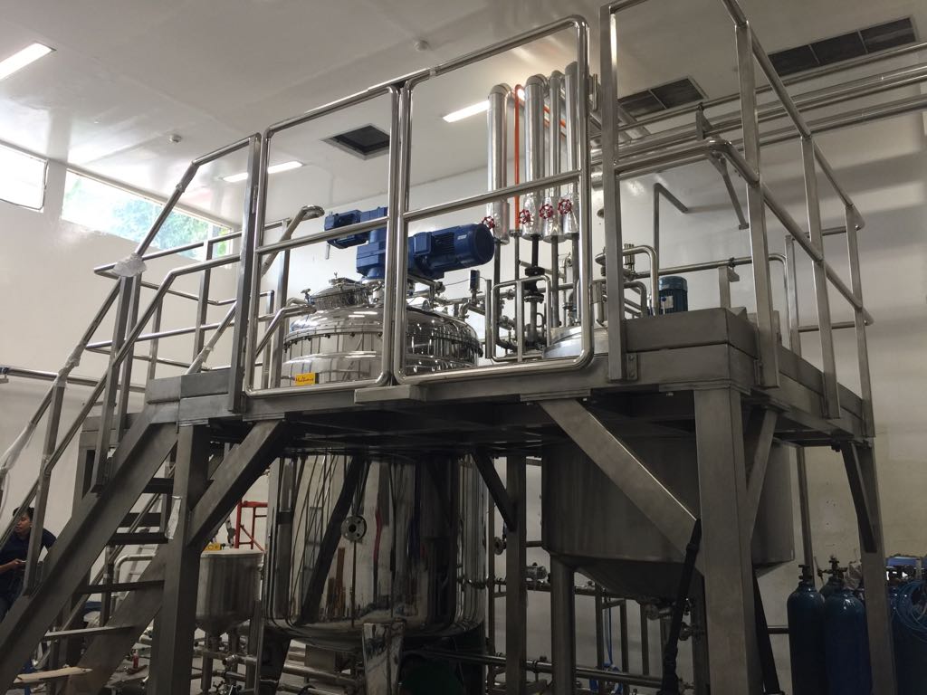 Stainless steel mixing tank fabrication by BMKN