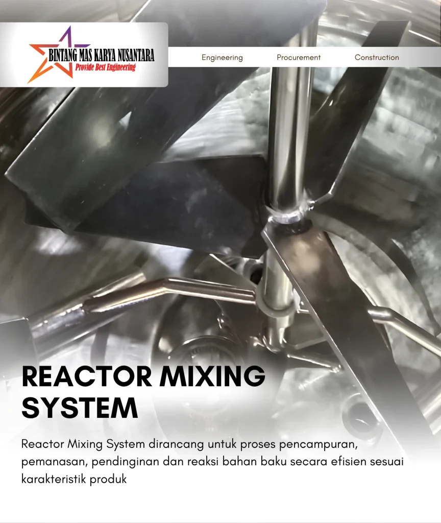 Reactor Mixing System untuk Industri