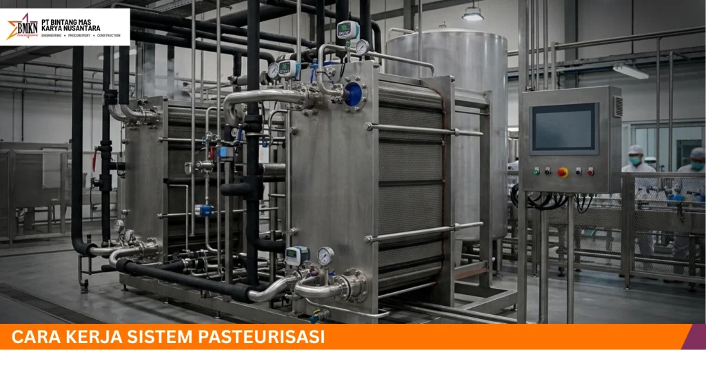 Cara Kerja Pasteurizer System Dari Pemanasan hingga Pendinginan Produk